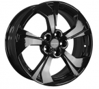 KhomenWheels KHW1724 Black