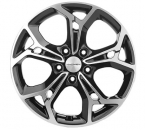 KhomenWheels KHW1702 Black