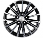 KhomenWheels KHW1611 Black-FP