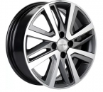 KhomenWheels KHW1609 Gray-FP